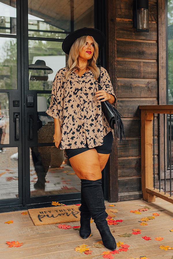 Afternoon Date Button Up Curves Image - 1