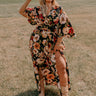 Room To Bloom Floral Maxi Dress Curves Image - 1