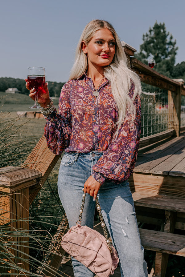 Fabulous Approach Floral Button Up Image - 5