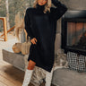 Fate Would Have It Sweater Dress In Black Image - 1