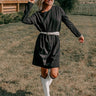 Always There For You T-Shirt Dress In Black Image - 1