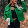 Keeping Cozy Jacket In Green Image - 1
