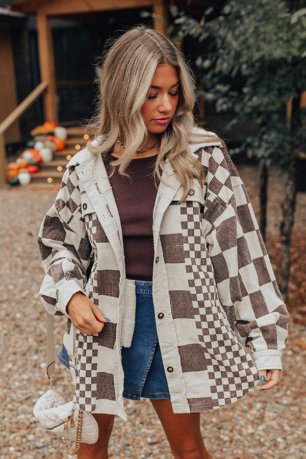 Meet Me By The Bonfire Corduroy Jacket Image - 5