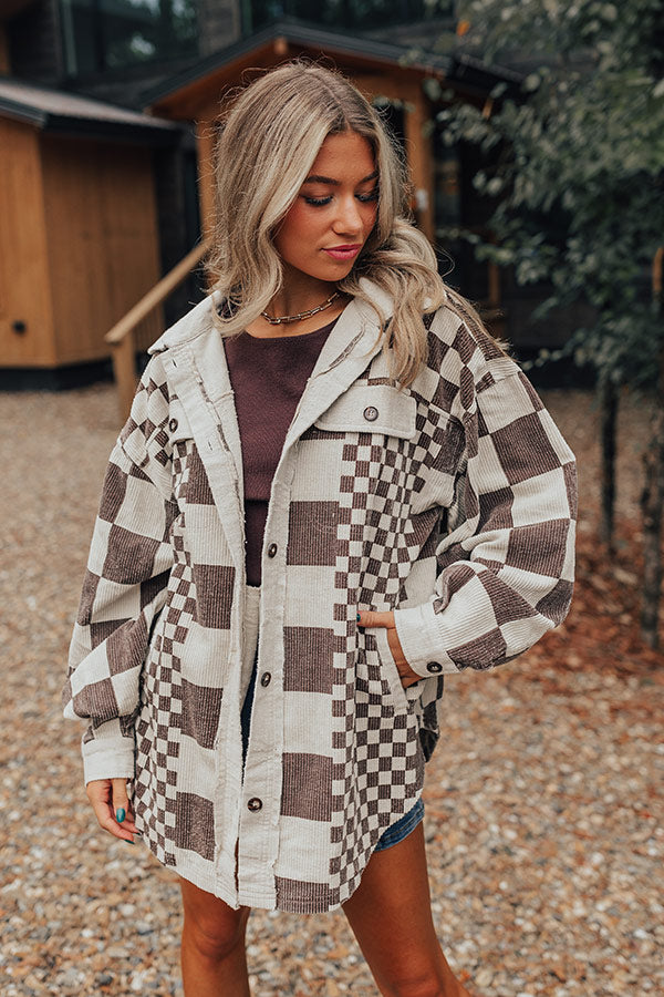 Meet Me By The Bonfire Corduroy Jacket Image - 2