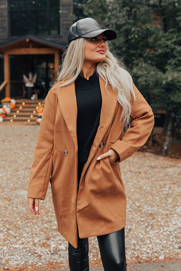 Autumn Treasure Coat In Iced Mocha • Impressions Online Boutique