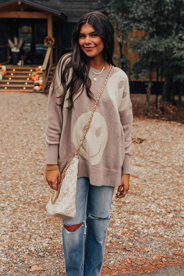 Radiant Smile Knit Sweater Image - 4