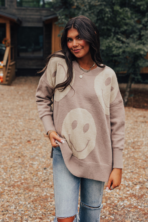 Radiant Smile Knit Sweater
