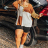 Pumpkin Spice Feels Colorblock Top Curves Image - 1