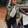 Clean Slate Quilted Fanny Pack In Stone Image - 1