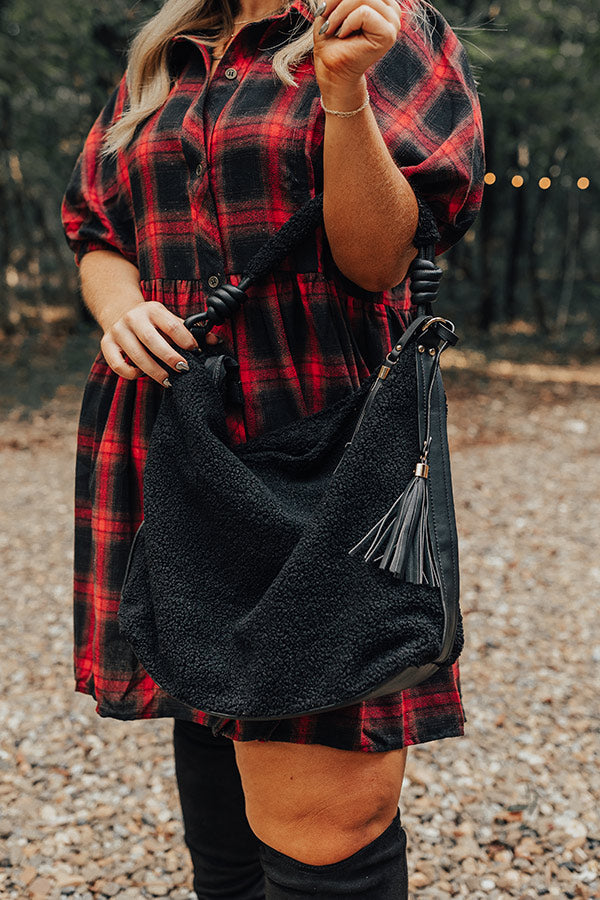 The Raleigh Sherpa Tote In Black