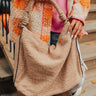 The Raleigh Sherpa Tote In Iced Latte Image - 1