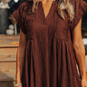 Long Weekend Wonderful Shift Dress In Chocolate Image - 1