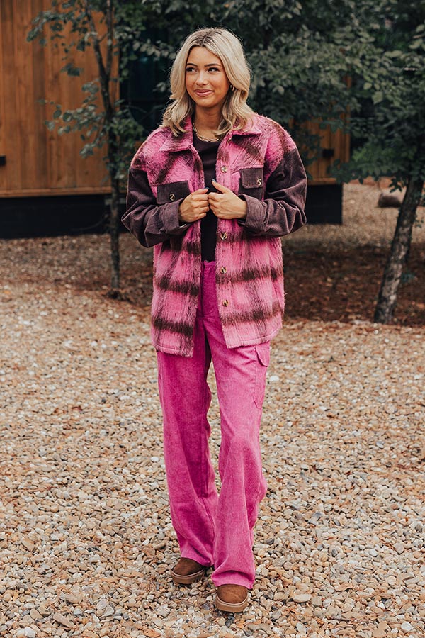 Risk Taker Embellished Jean Jacket- Pink – The Pulse Boutique