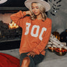 Boo Graphic Ribbed Sweatshirt Image - 1