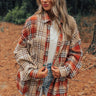 Fall Sentiments Plaid Button Up Image - 1