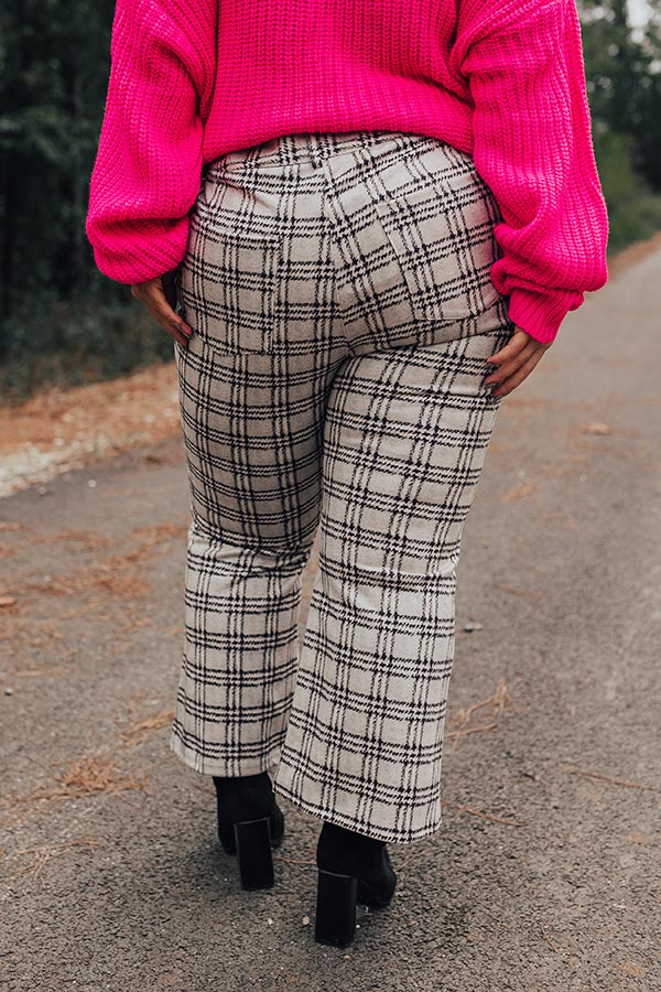 High Waisted Plaid Pant, Shop Now at Pseudio!