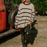 Grateful Life Stripe Knit Sweater Image - 1