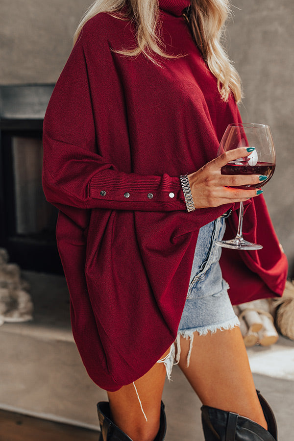 For The Record Shift Tunic In Wine Image - 3
