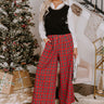 The Kaylie Wide Leg Plaid Pants Image - 1