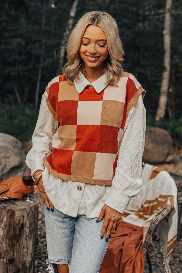 Cinnamon Lane Sweater Vest • Impressions Online Boutique