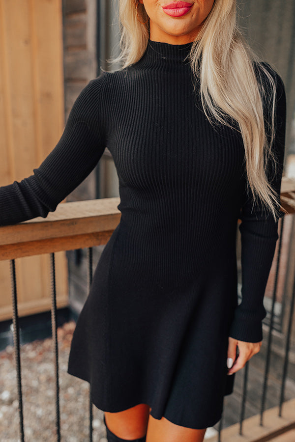 When I See You Mini Dress In Black Image - 1