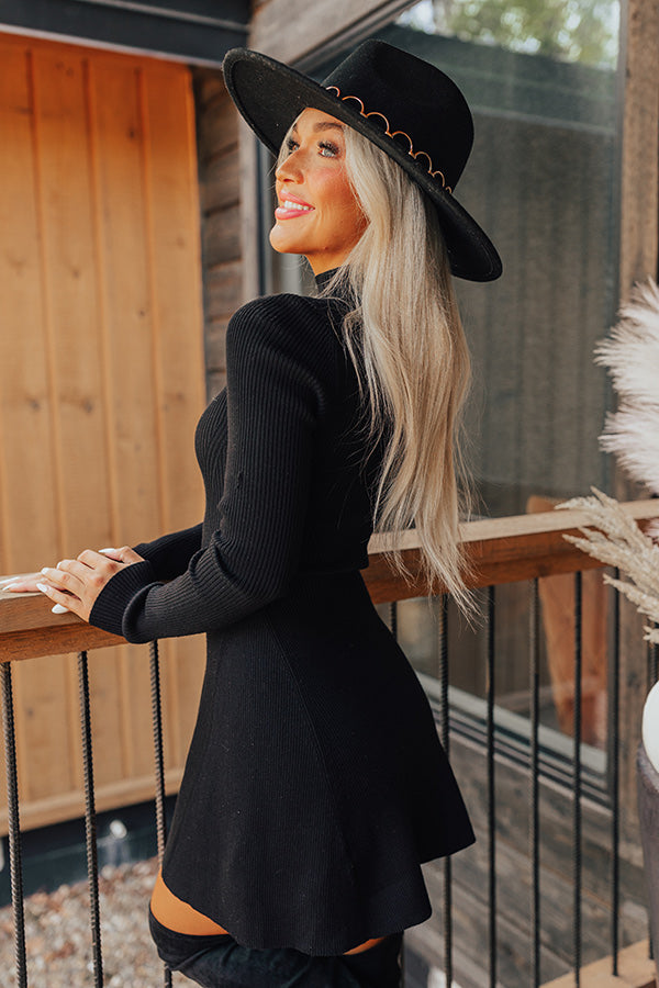 When I See You Mini Dress In Black Image - 1