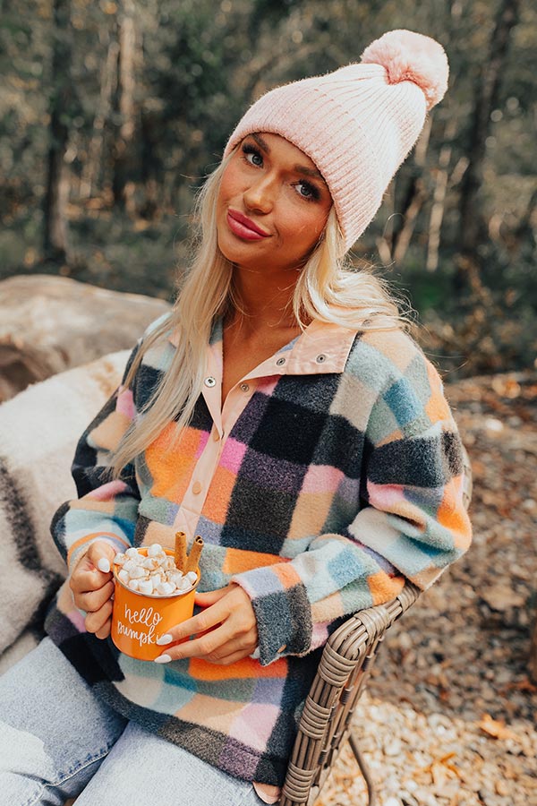 Sincerely Snuggly Plaid Pullover Image - 5