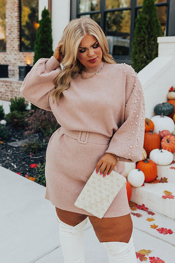Early Start Embellished Sweater Dress Curves Image - 4