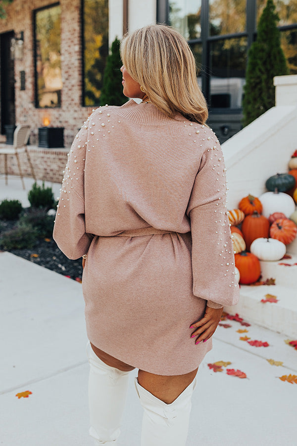 Early Start Embellished Sweater Dress Curves Image - 5