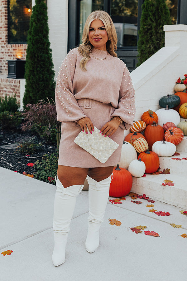 Early Start Embellished Sweater Dress Curves Image - 2