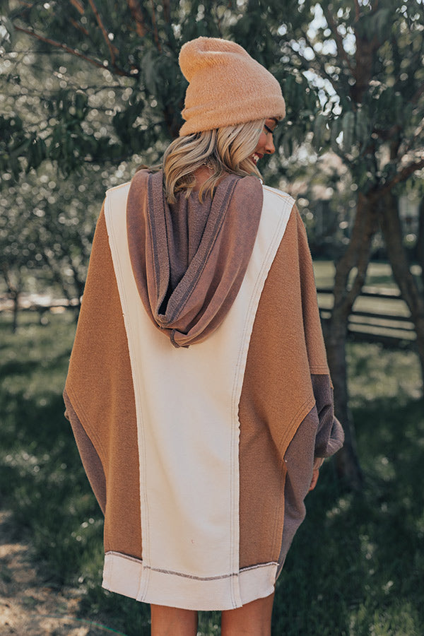 Comfy Cooldown Color Block Hoodie Image - 1