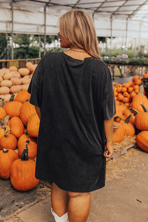 Playlist On Repeat Embellished T-Shirt Dress Curves Image - 4