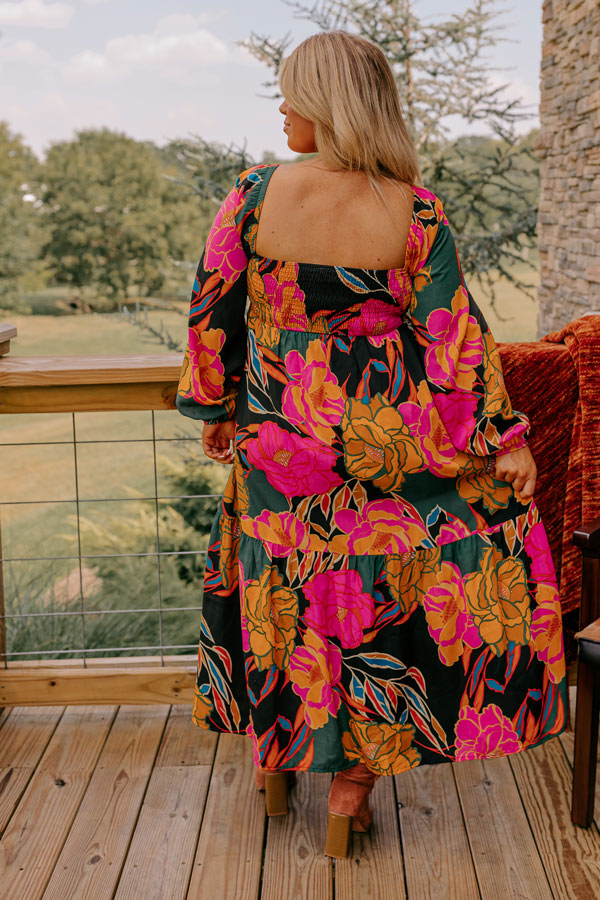 Simply Grand Floral Midi Curves Image - 4