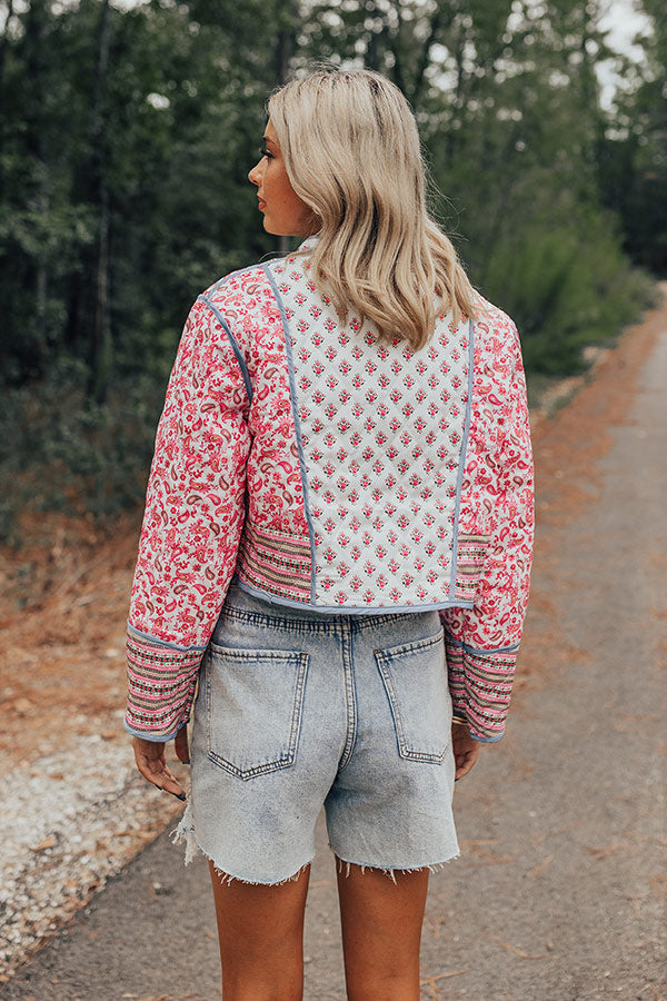 Crisp Breeze Quilted Reversible Jacket Image - 4