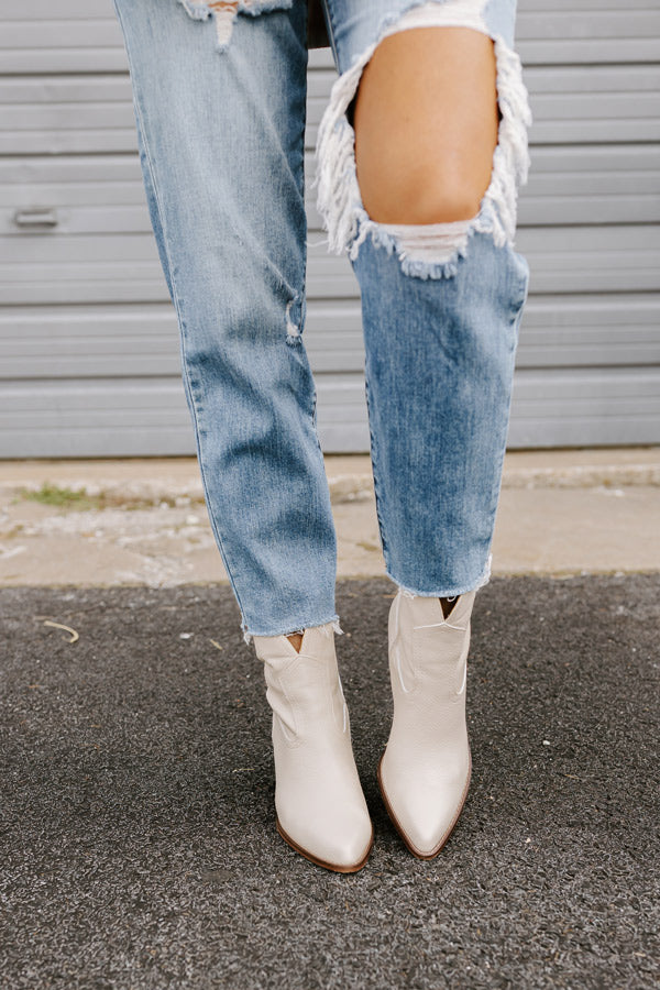 The Elodie Faux Leather Bootie ⢠Impressions Online Boutique