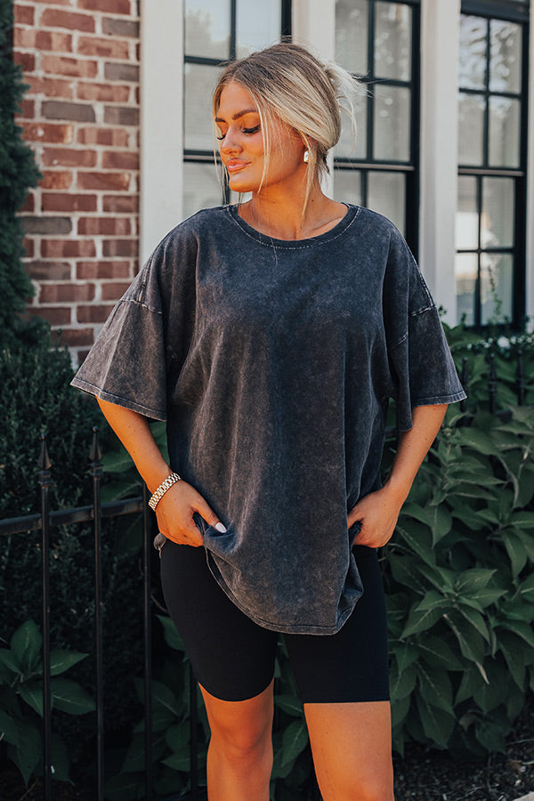 Wonderful Afternoon T-Shirt In Vintage Black Image - 5