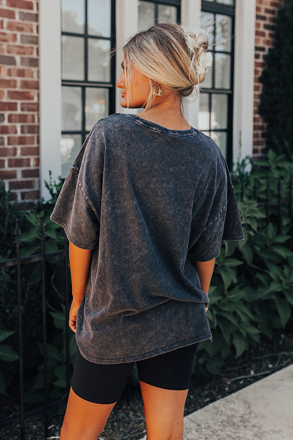 Wonderful Afternoon T-Shirt In Vintage Black Image - 1
