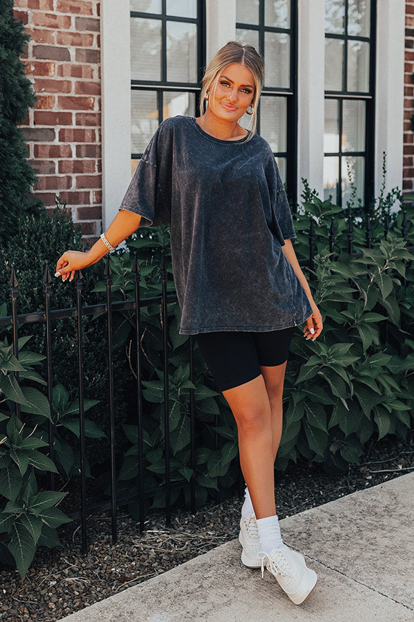 Wonderful Afternoon T-Shirt In Vintage Black Image - 1