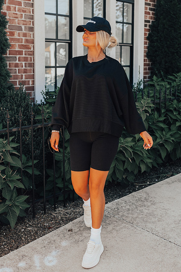 Kick It With Me Ribbed Shift Top Image - 5