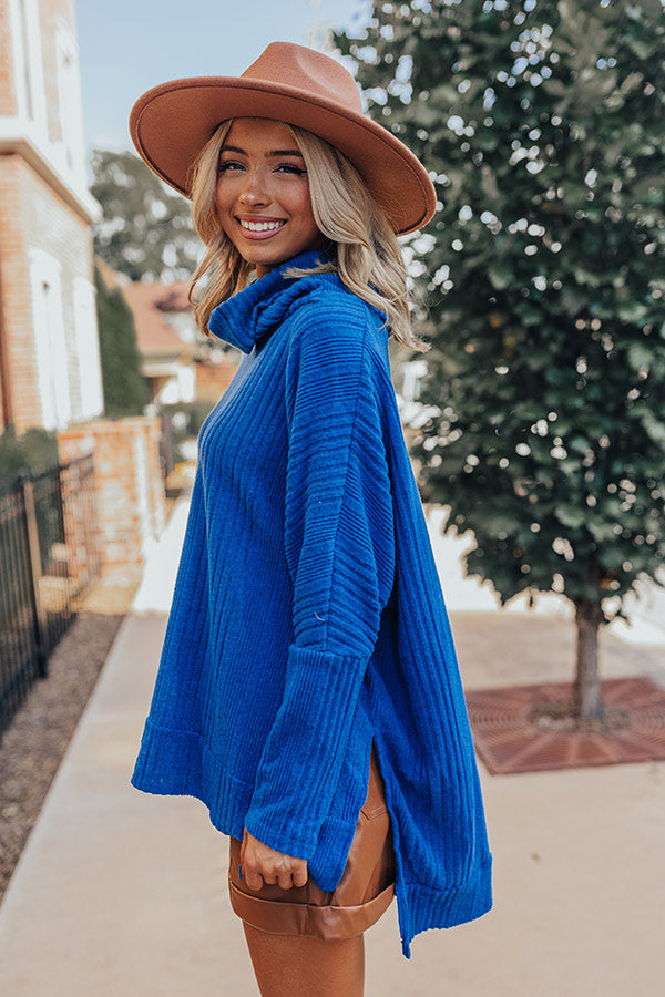 High Neck Sweater Mens Royal Blue Sweater Royal Blue Turtleneck