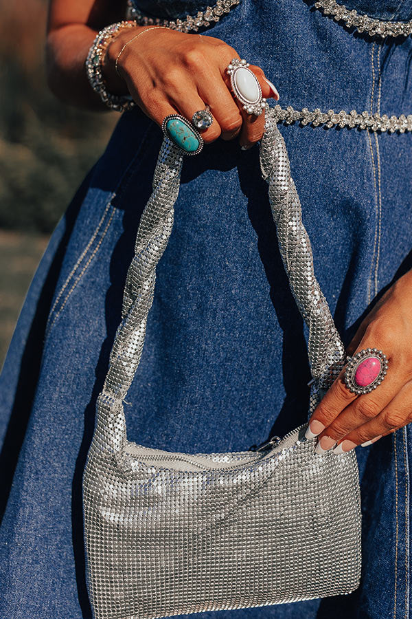 Luxury Designer Bling Sequins Purses And Handbags Silver Metal Evening Bags  Women's Handbag Shoulder Bag For Woman - Top-handle Bags - AliExpress