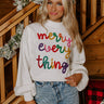 Merry Everything Tinsel Sweater Image - 1