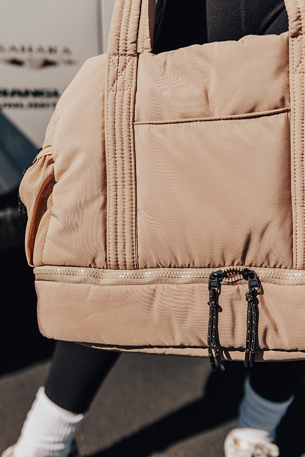 Slow Your Roll Tote in Tan Image - 4