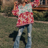 Amber Abundance Floral Top Image - 1