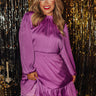 Living In The Moment Dress In Purple Curves Image - 1