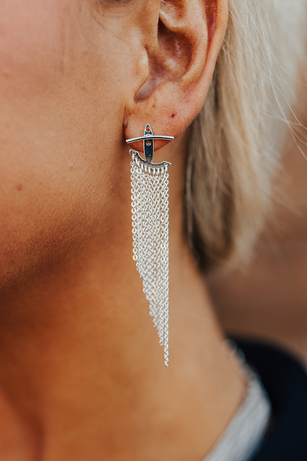 Happy Haven Earrings In Silver Image - 2