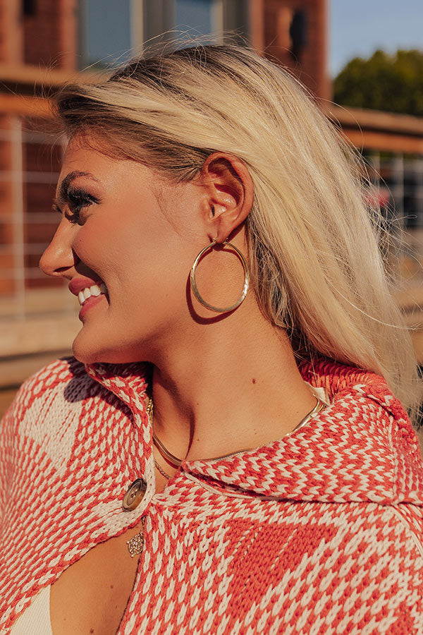 Flirty Nature Hoop Earrings Image - 1