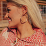 Flirty Nature Hoop Earrings Image - 1