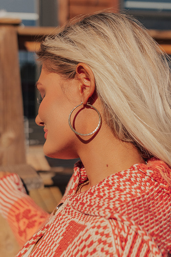 Flirty Nature Hoop Earrings Image - 2