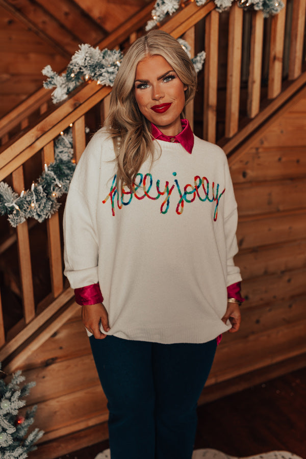 A Holly Jolly Christmas Knit Sweater Curves Image - 4